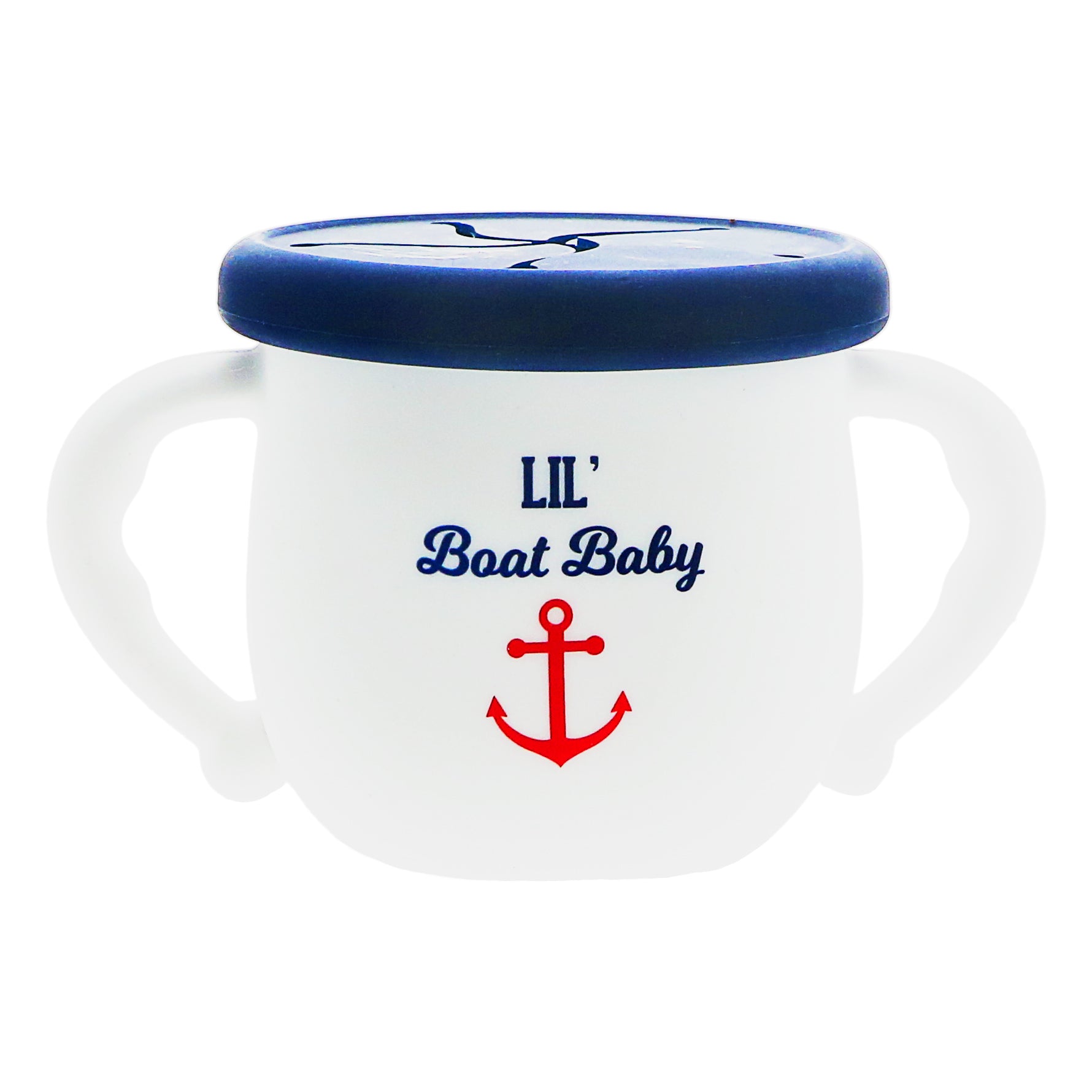 Boat Baby Silicone Snack Bowl with Lid The Mason Jar