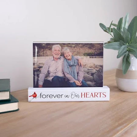 Forever in our hearts photo frame