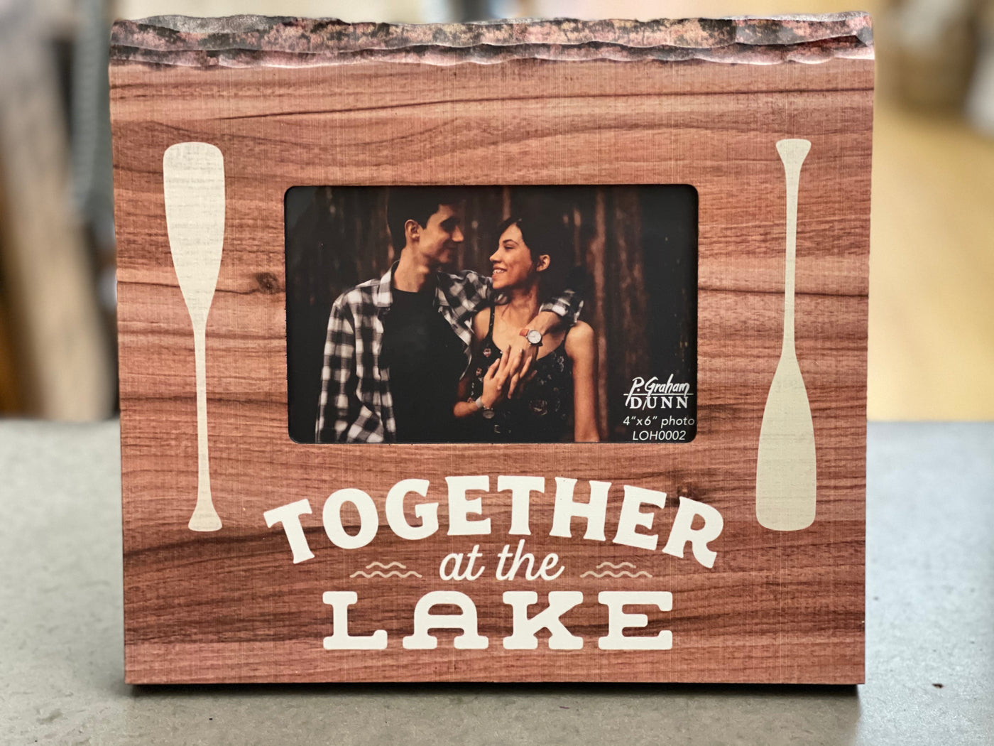 Together at the lake photo frame