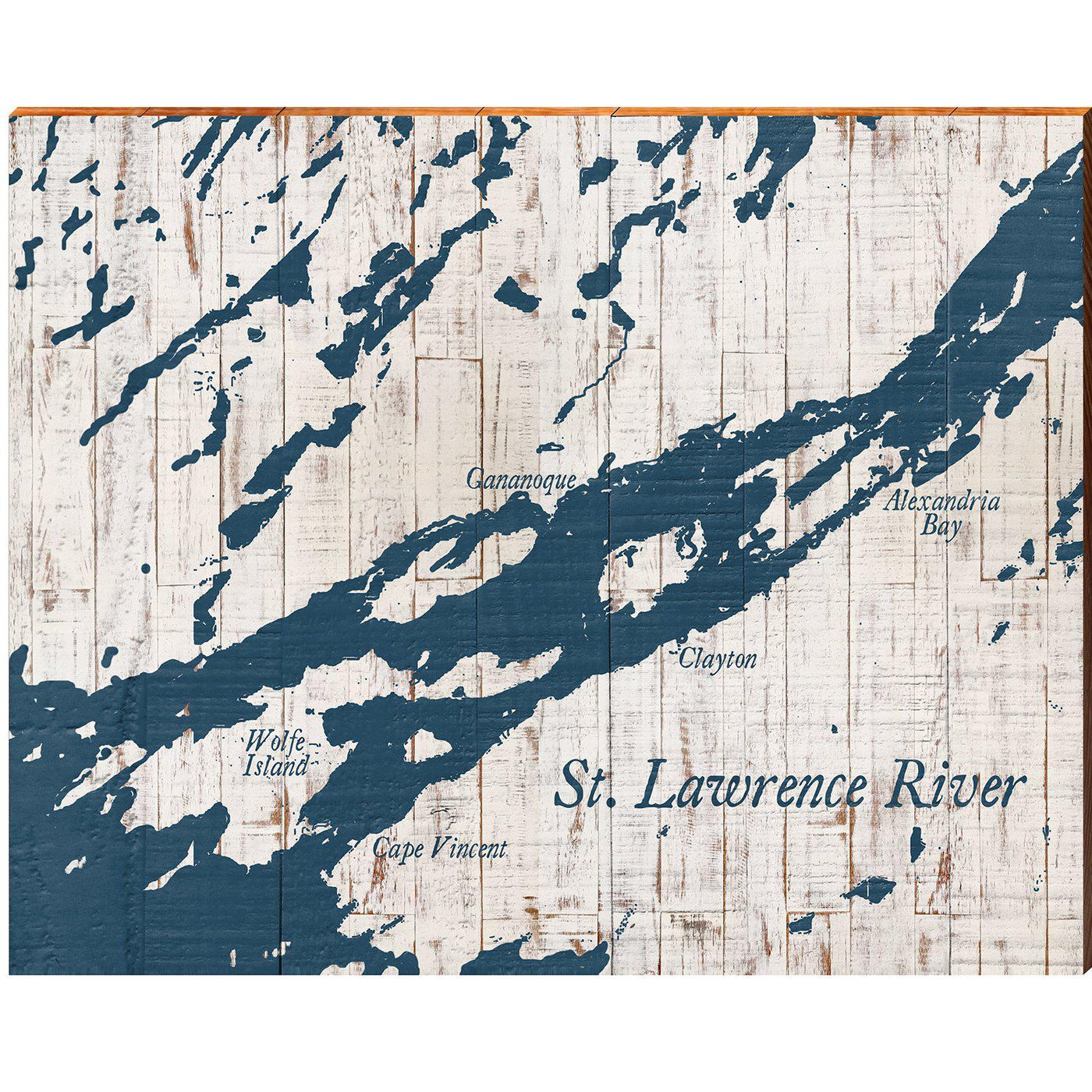 St Law River Map