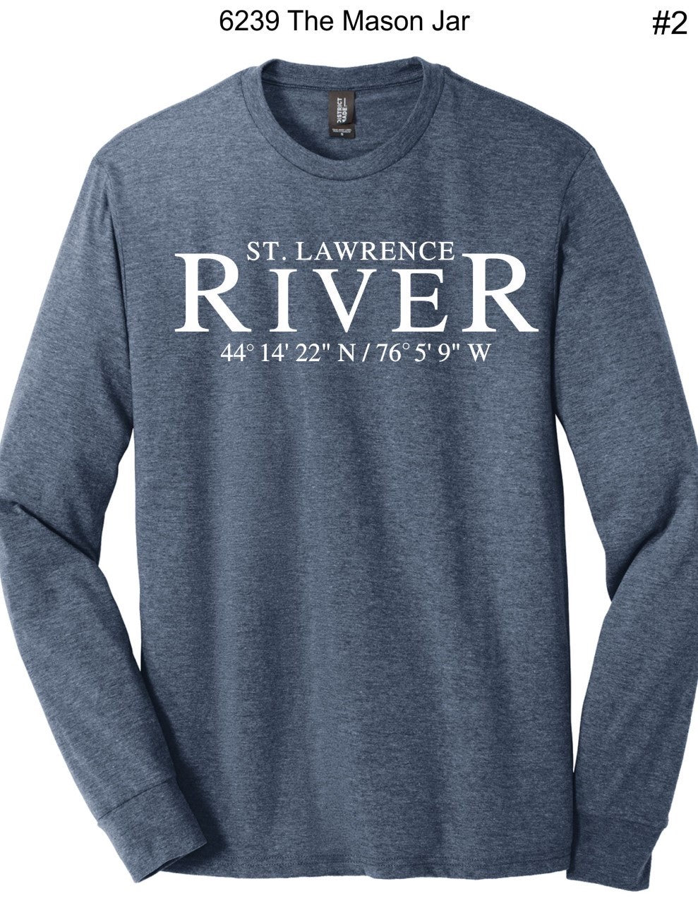 St, Lawrence River Long Sleeve T-Shirt