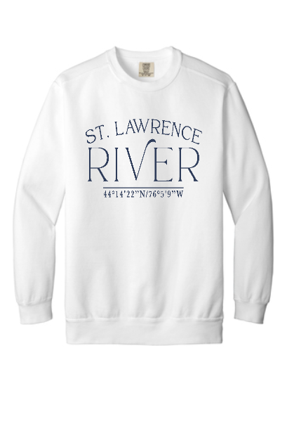 St Lawrence River Comfort Colors Sweatshirt