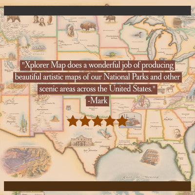 1000 Islands Map Travel Drinkware