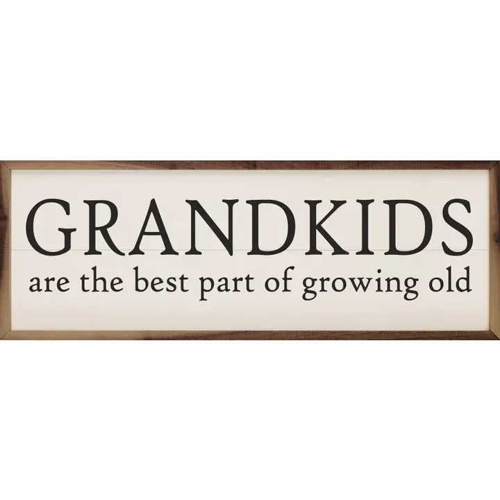 Grandkids are the best part of growing old