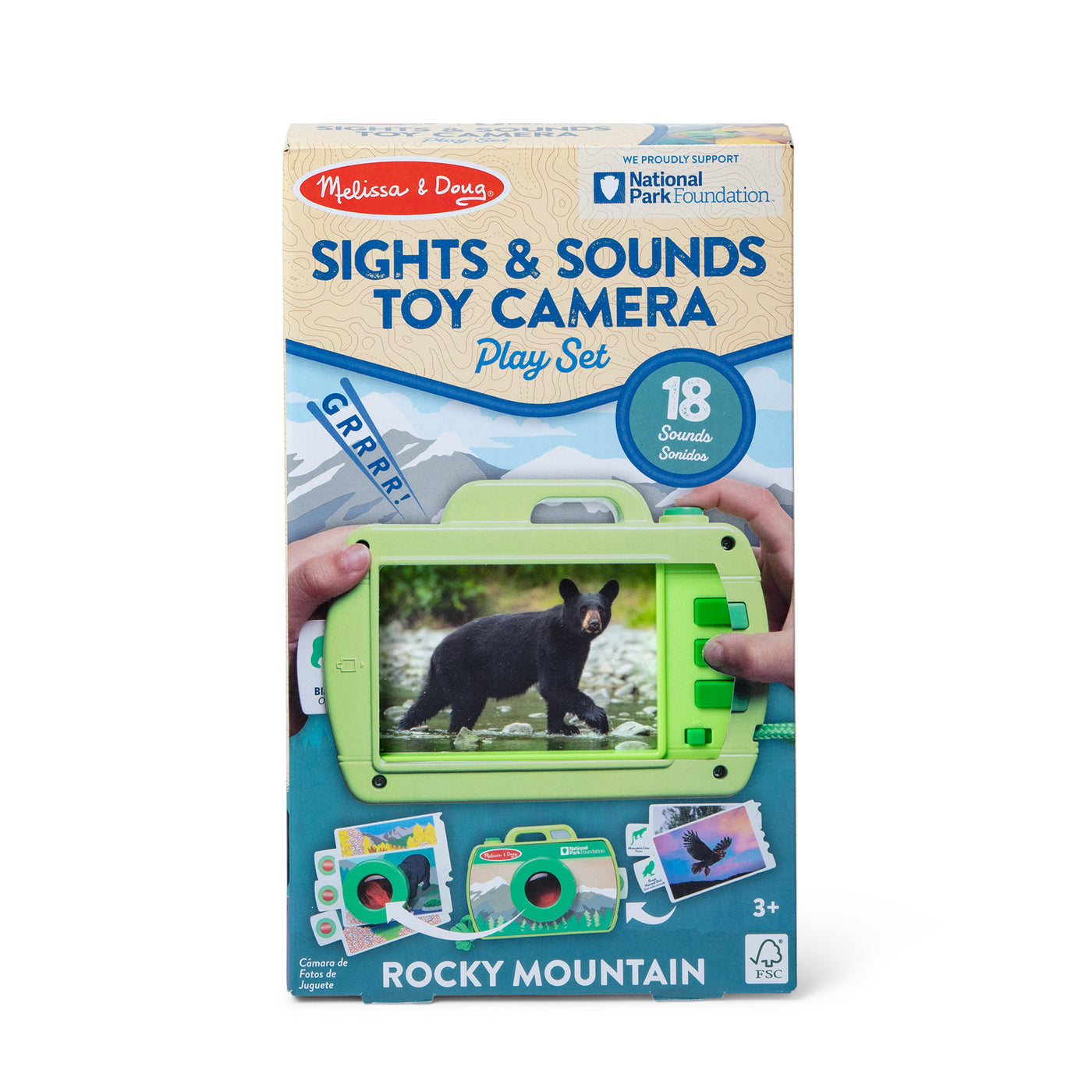 Rocky Mountain Sights and Sounds Toy Camera Play Set by Melissa and Doug