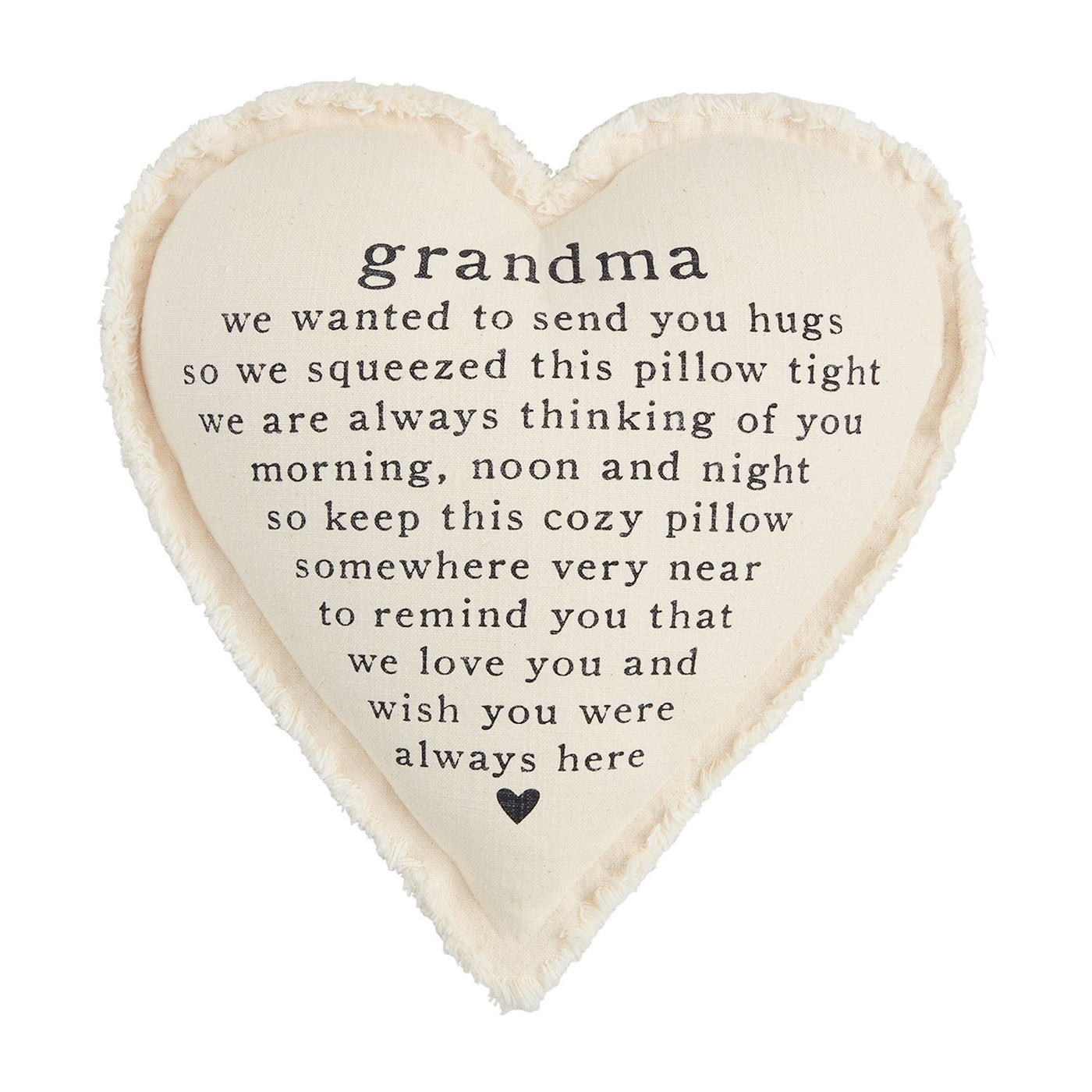 Grandma Heart Shaped Pillow