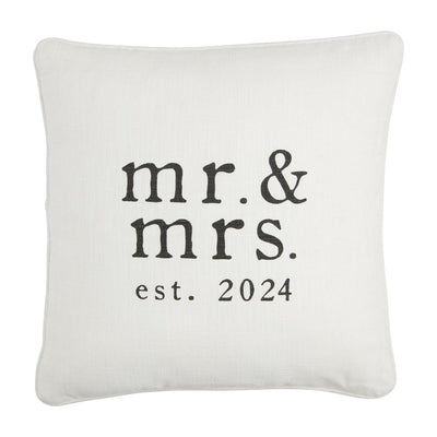 Mr. & Mrs. Est 2024 Pillows