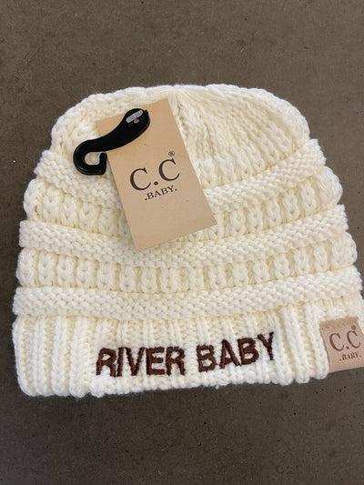 River baby beanie hats