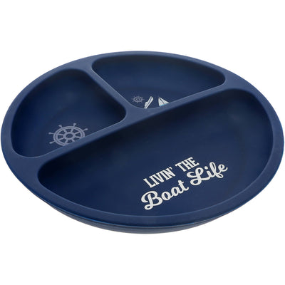 Boat Life - 7.75" Divided Silicone Suction Plate