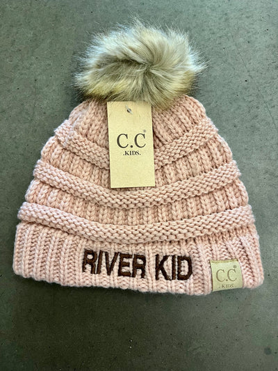 River Kid pom hat