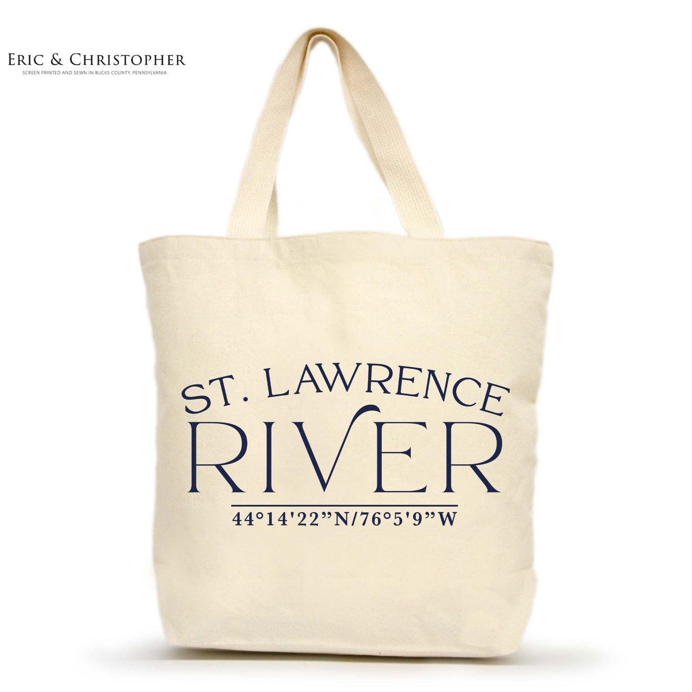 River canvas tote