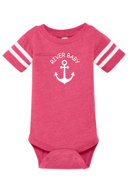 River baby onesie