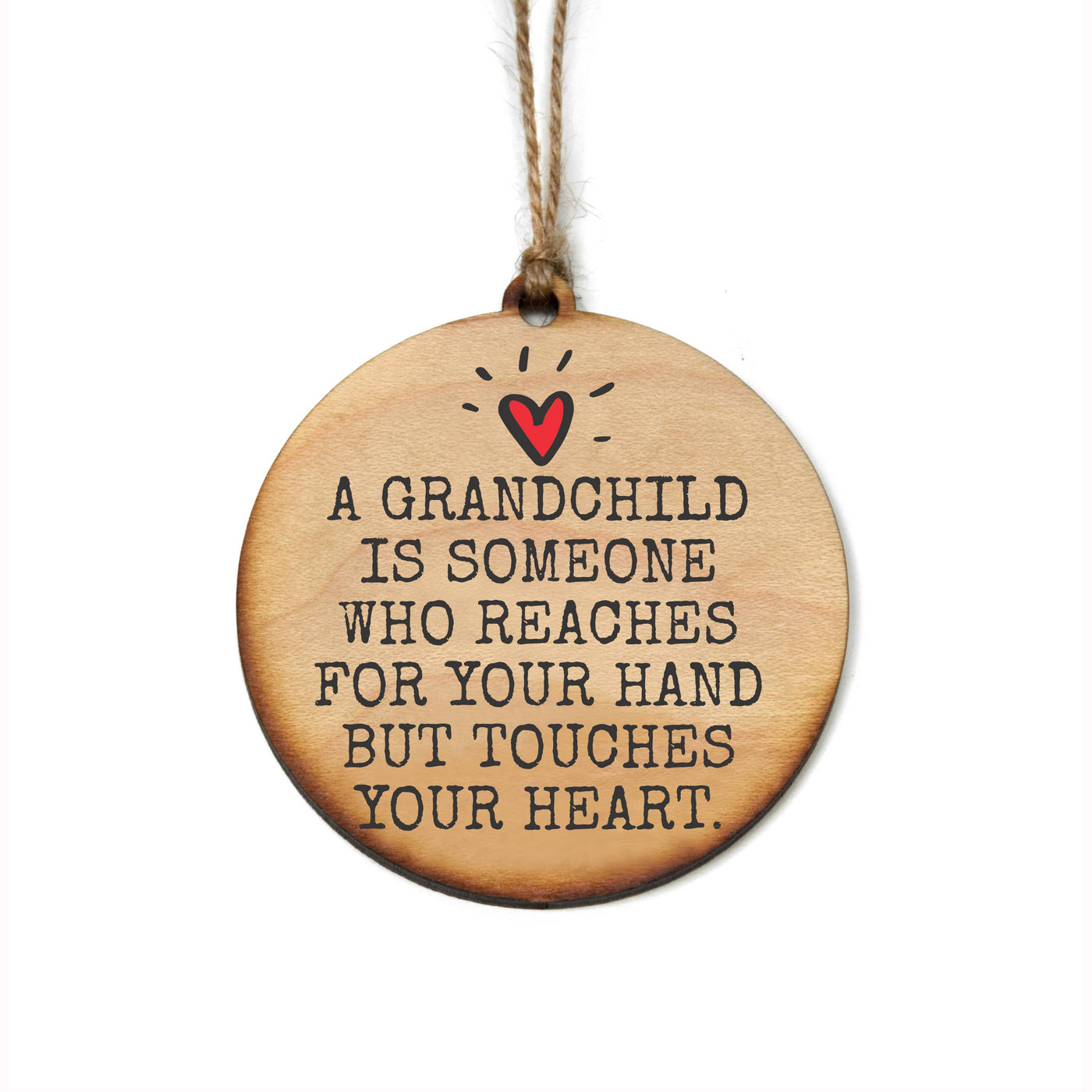 A Grandchild Is Someone Christmas Ornament - Christmas Décor