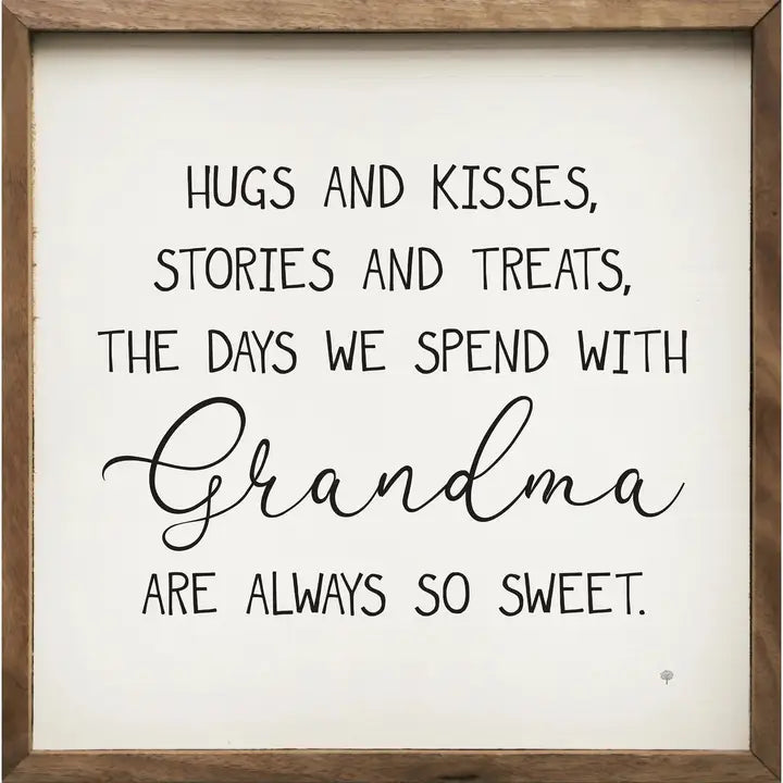 Hugs and Kisses Grandma