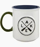 Lake Stamp Mugs Mud Pie