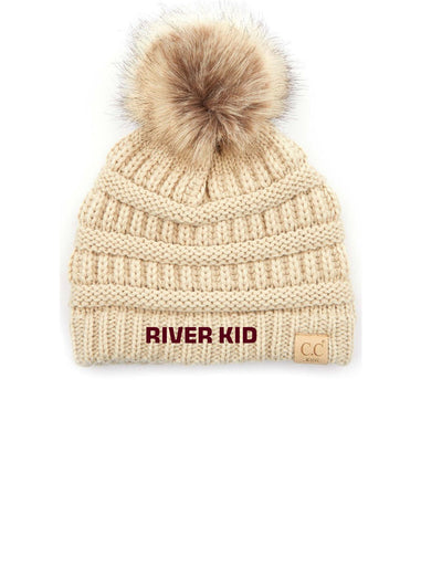 River Kid pom hat