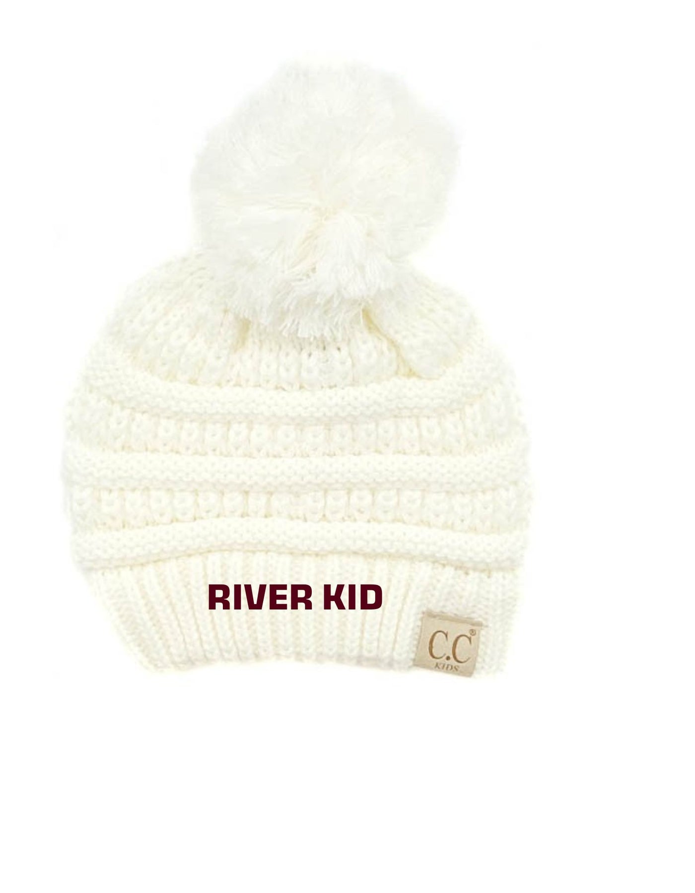 River Kid pom hat