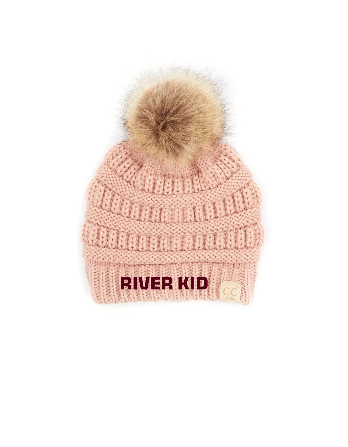 River Kid pom hat