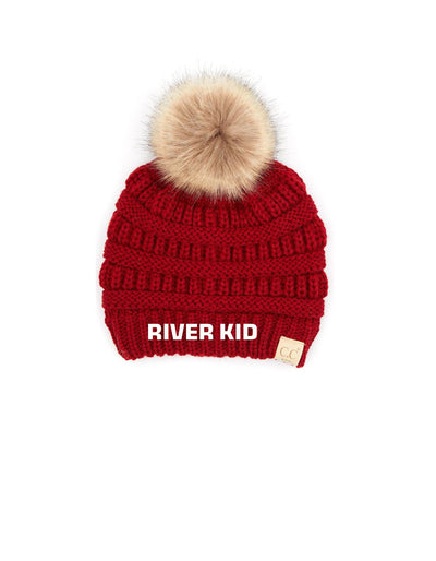 River Kid pom hat