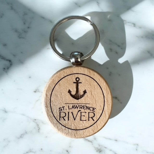 St. Lawrence River Round Key Chain