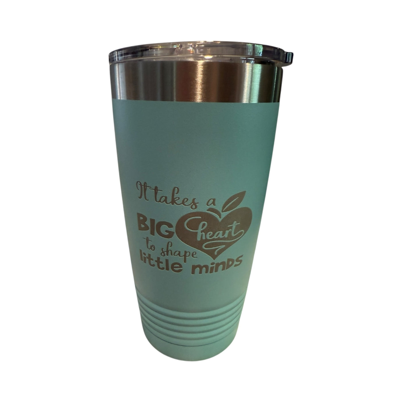 It Takes A Big Heart To Shape Little Minds Teacher Tumbler