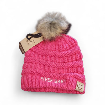 River Baby Single Pom Hats