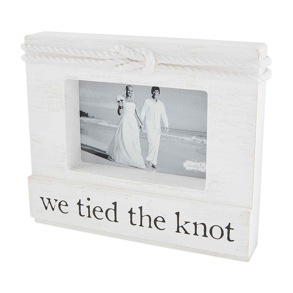 We Tied the Knot Photo Frame