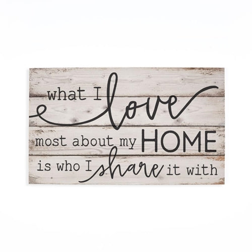 What I Love Most About My Home Is Who I Share It With