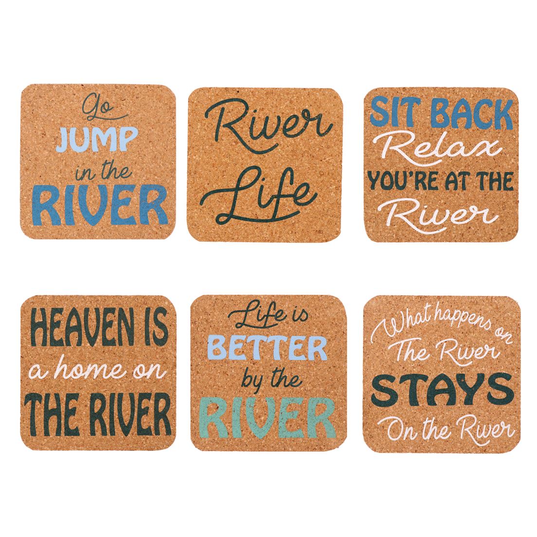 River Sayings Coasters