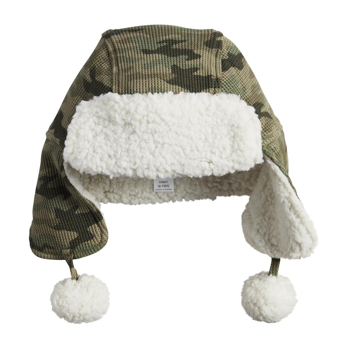 Camo Sherpa Toboggan Hat