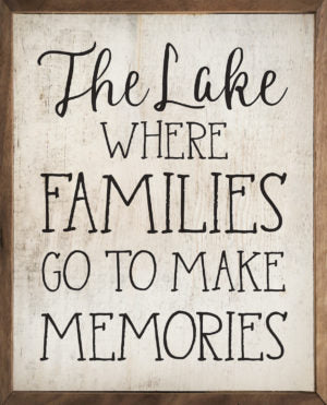The Lake Where Families Go To Make Memories