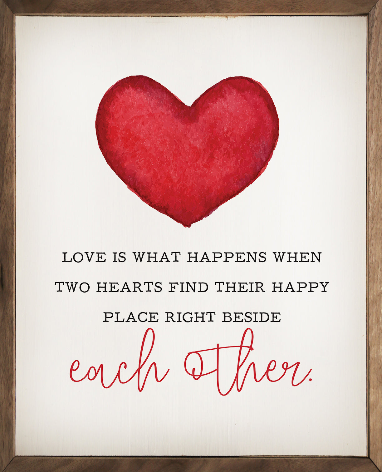Love is what happens