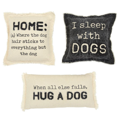 Washed Canvas Dog Pillows