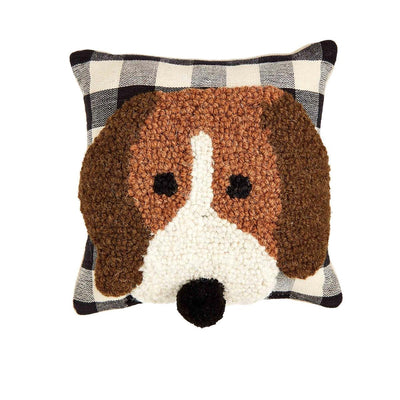 Mini Hooked Dog Pillows