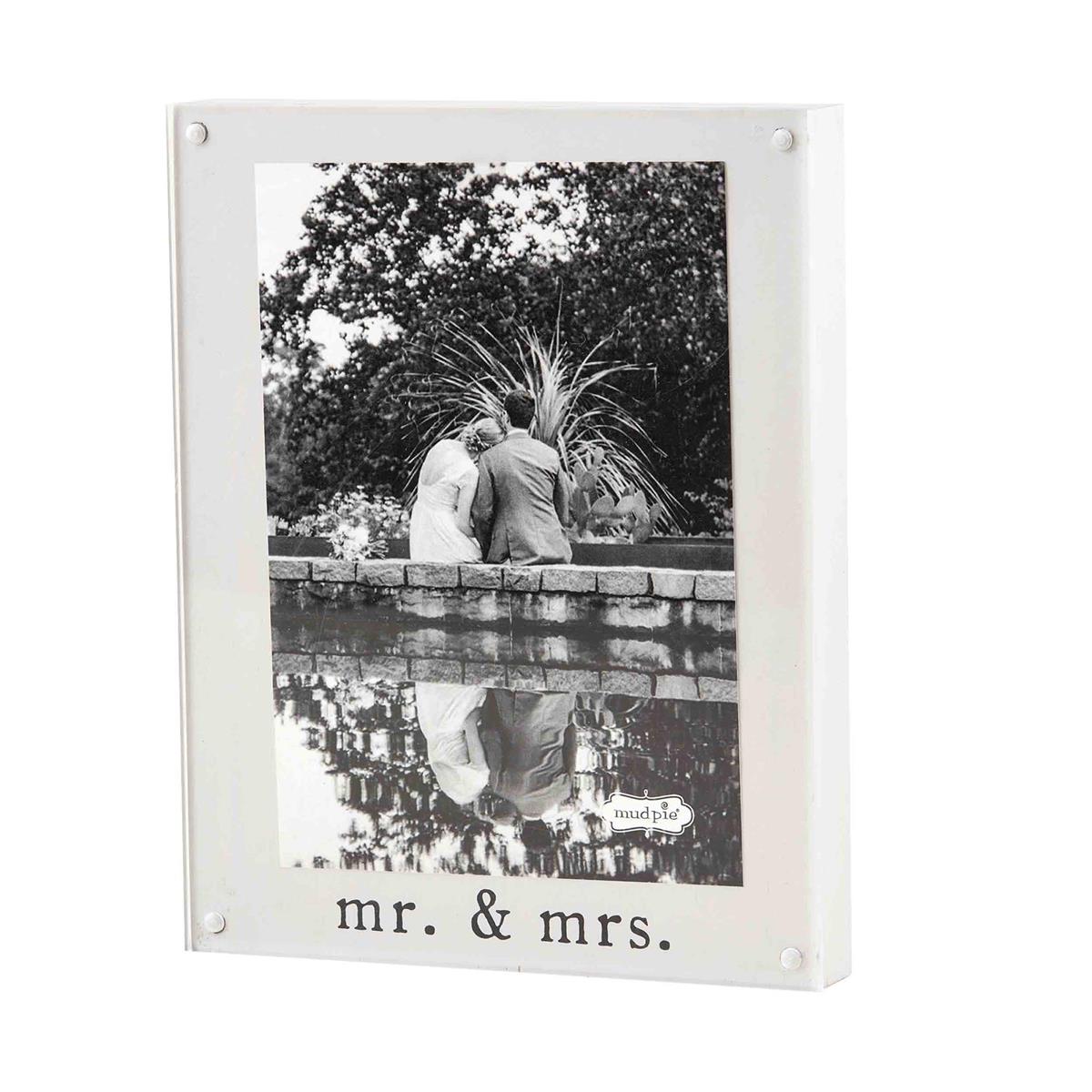 Mr. & Mrs. acrylic frame