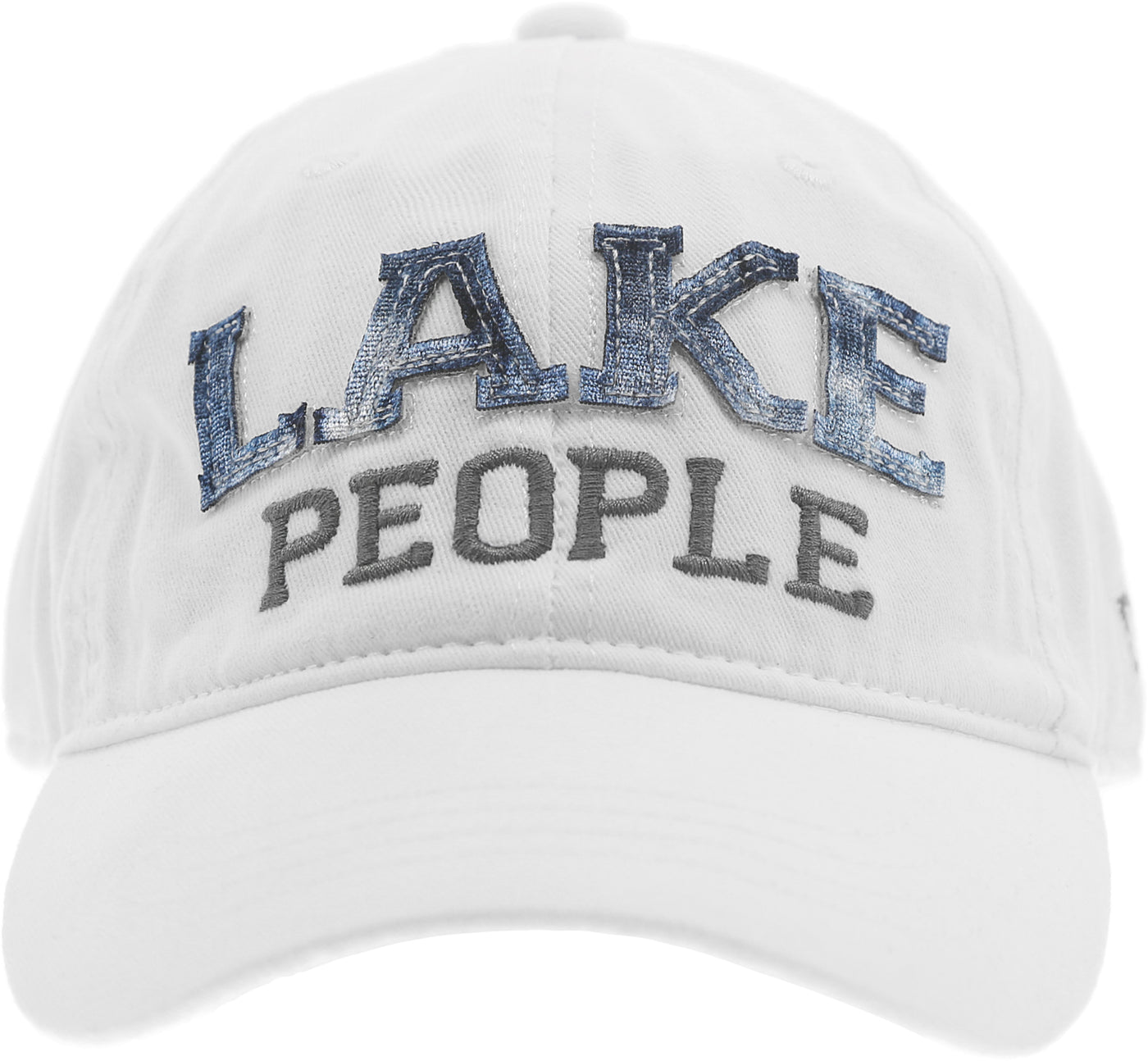 Lake People White or Gray Adjustable Hat