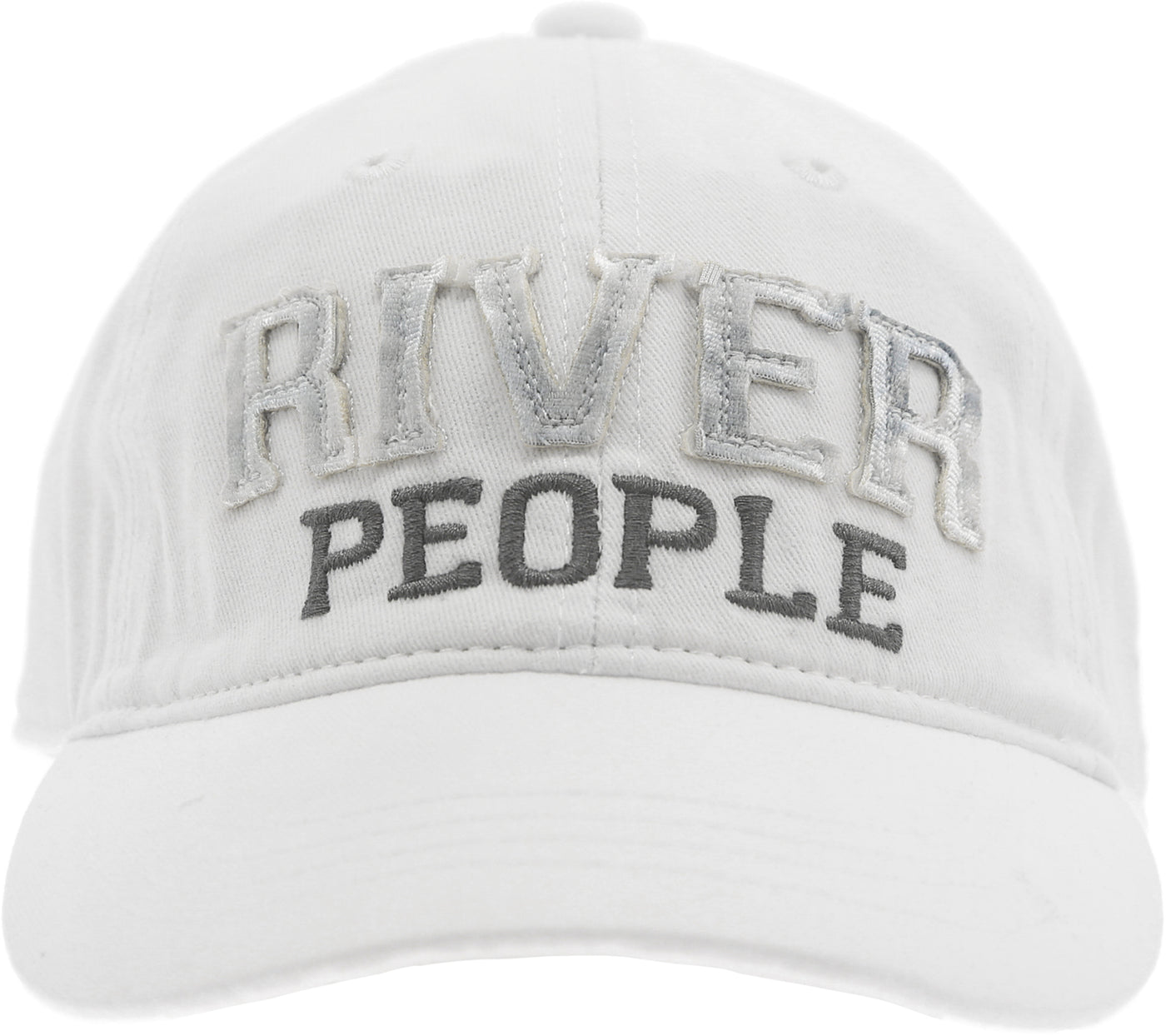 River People White or Gray Adjustable Hat