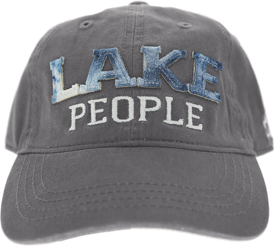 Lake People White or Gray Adjustable Hat