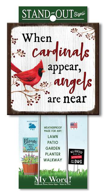 Cardinal stand out sign