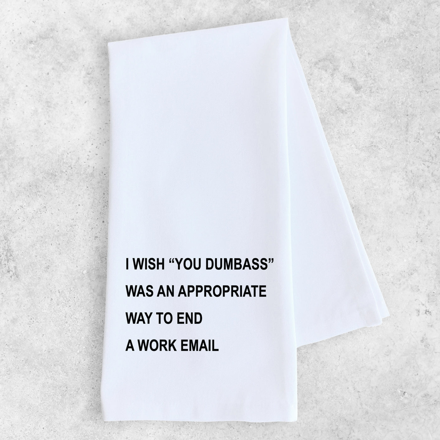 Work Email Tea Towel