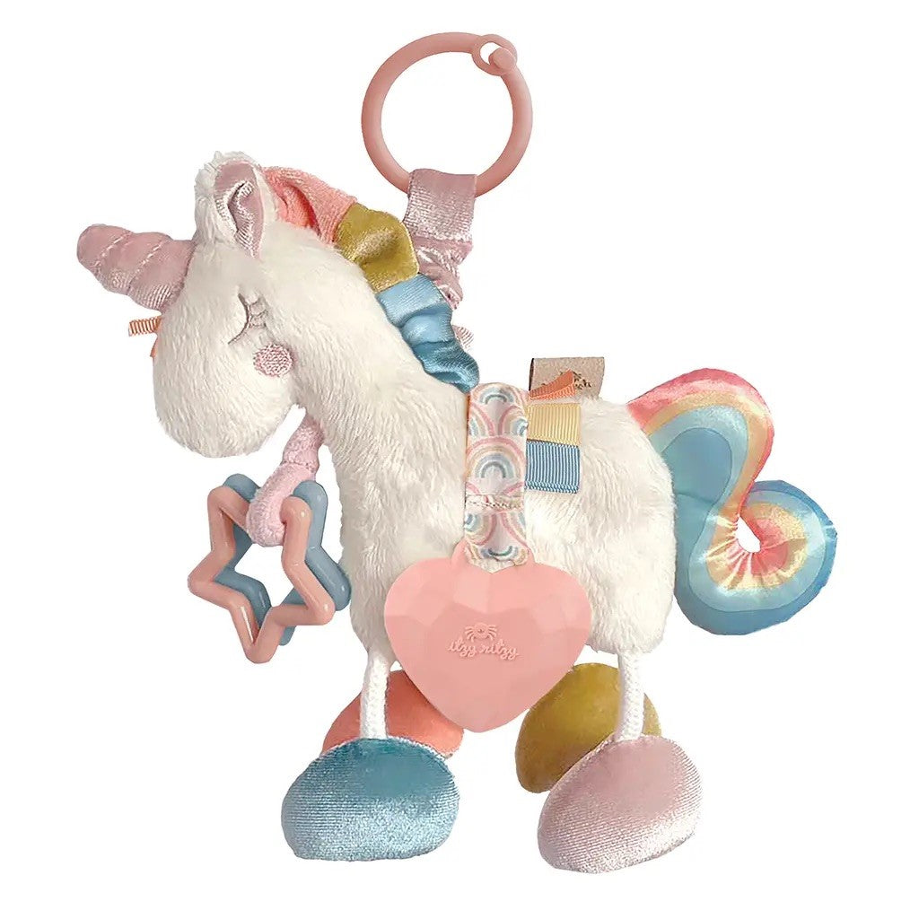 Unicorn Link & Love Plush Activity Plush with Teether Toy