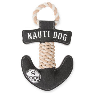 Nauti Dog 13" Canvas Dog Toy on Rope