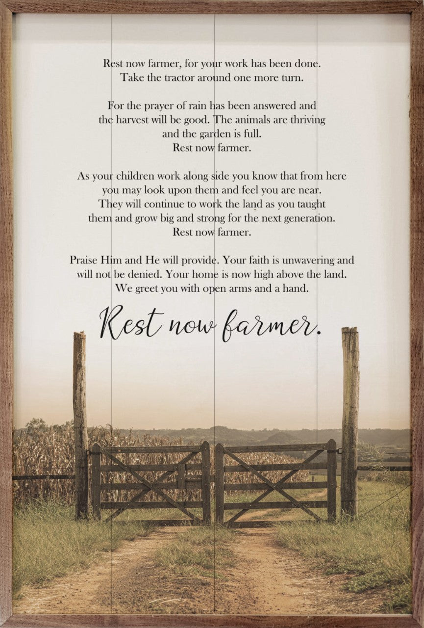 Rest Now Farmer The Mason Jar