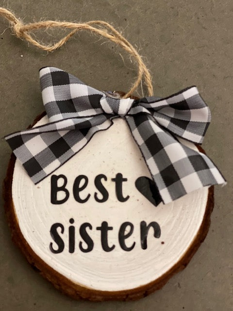 Best Sister Ornament