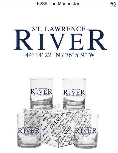 St. Lawrence River Rock Glasses